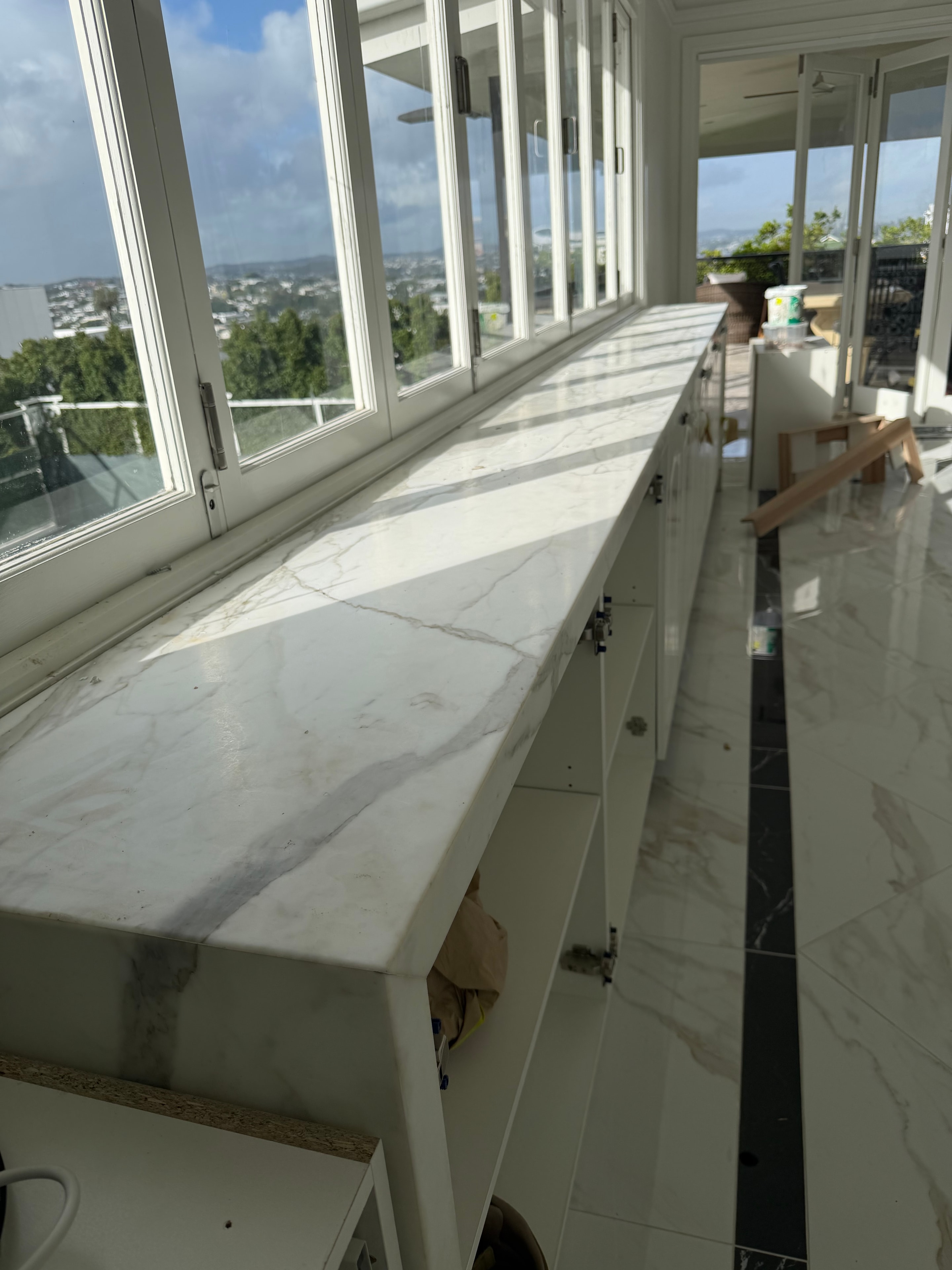 Before — stone surface restoration