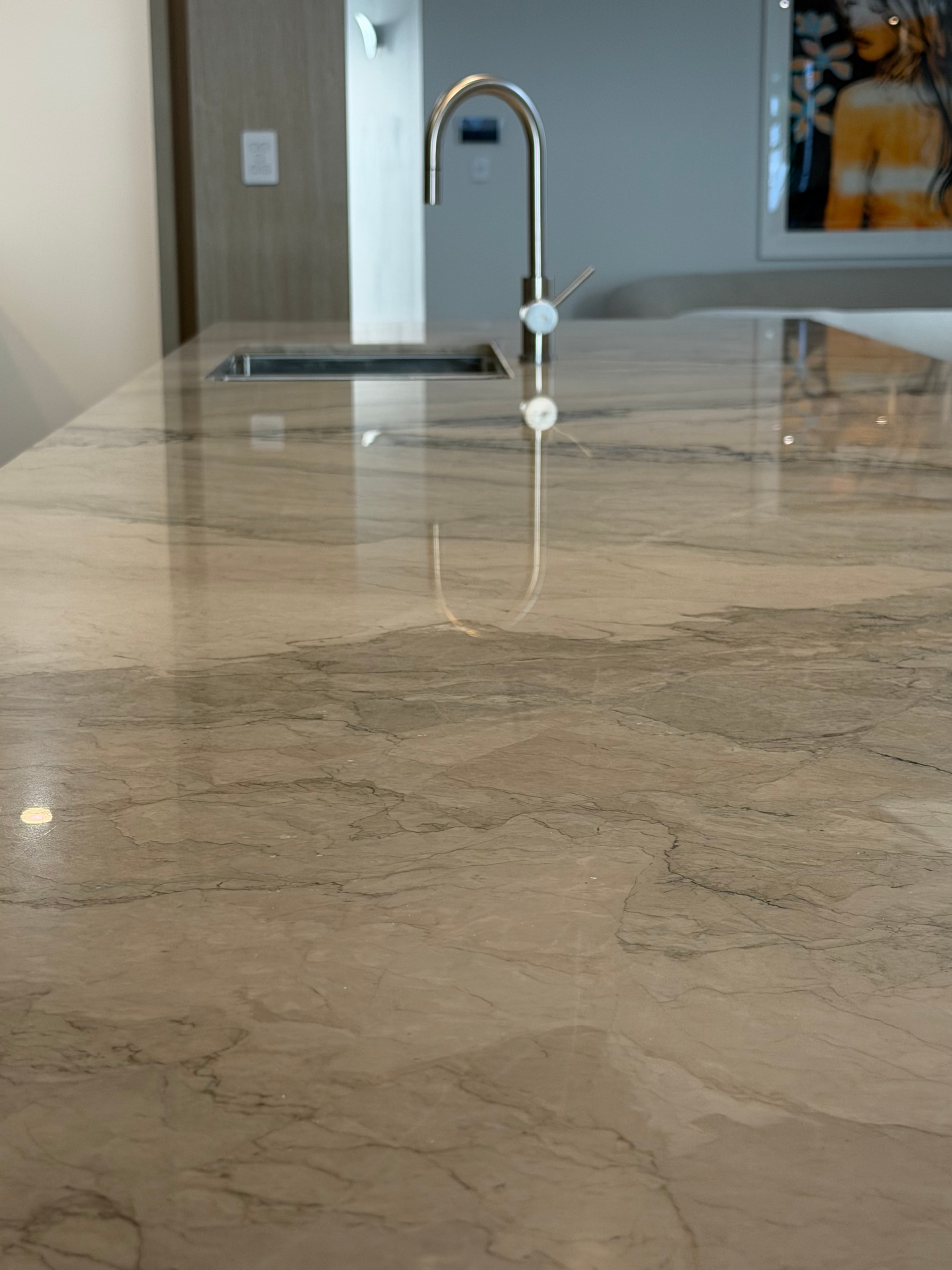 After — stone surface restoration